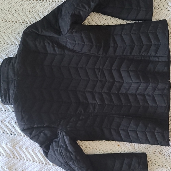 Black lightweight quilted coat Christopher & Banks medium - Picture 6 of 10
